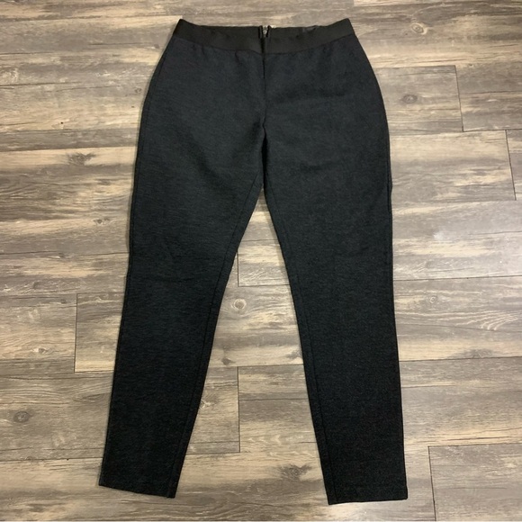 J. Crew Pixie Leggings 12 Charcoal Gray Skinny Pants Stretch Women's - Picture 1 of 8
